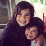 two sisters, happy hearts