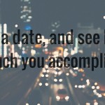 set a date